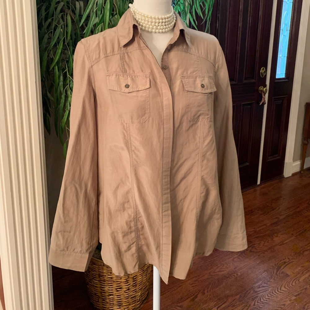 Chico’s casual button down - Picture 2 of 4